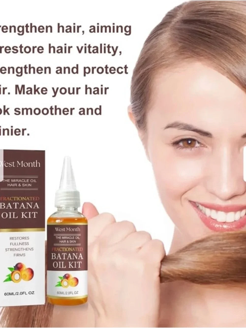 West Month Fractionated Batana Oil Kit  (60ml)